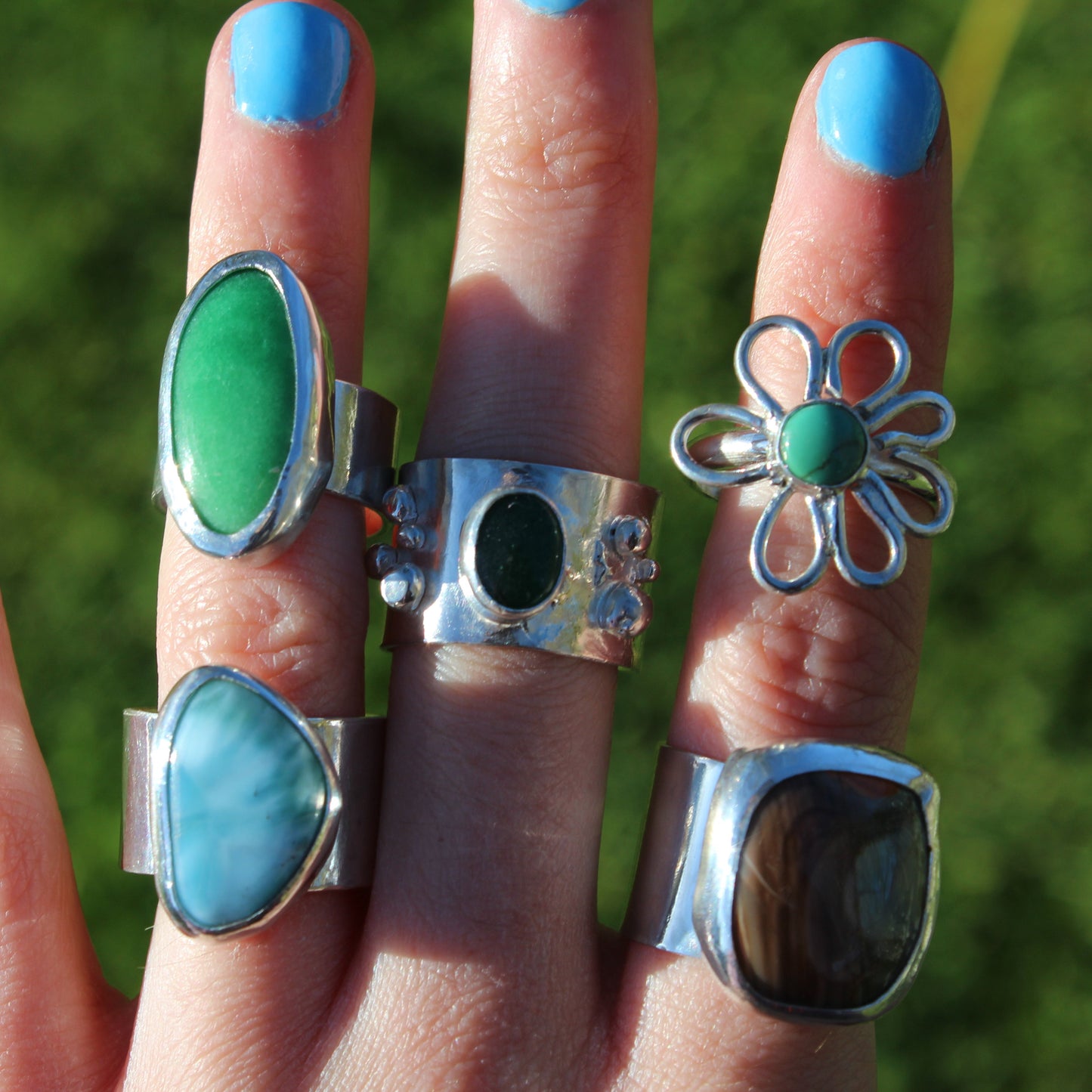 Sea bloom ring size M