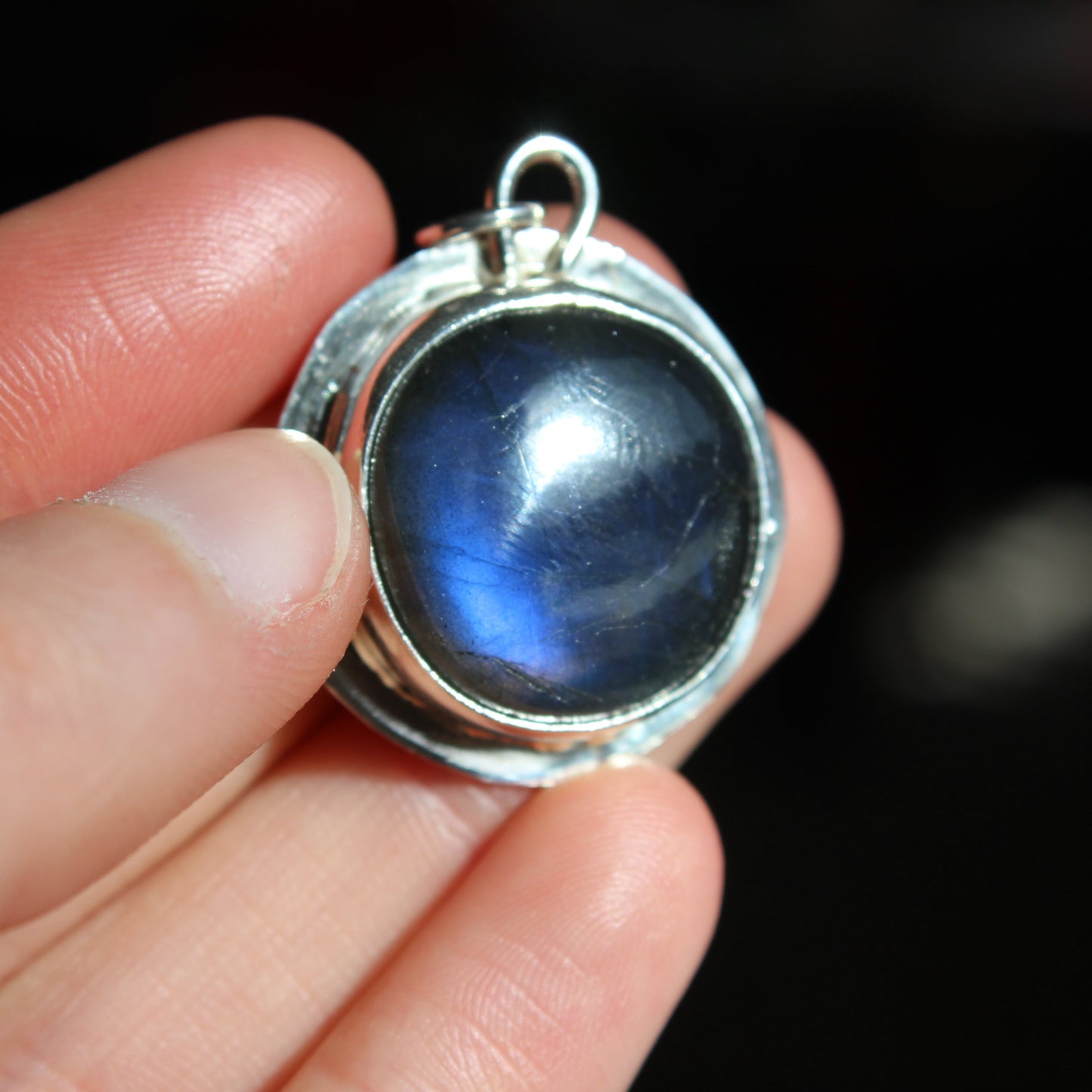 Moonlit tide pendant