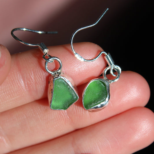 Seaglass earrings