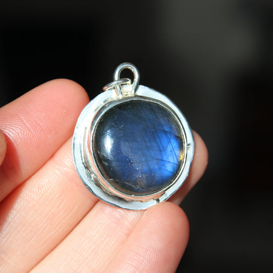 Moonlit tide pendant
